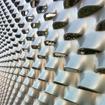 Louvered Holes Brass Perforated Sheet