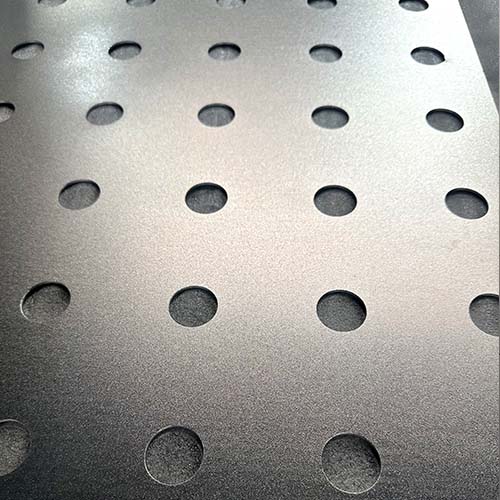 25-hole, 51-pitch straight-row perforated plate