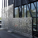Diamond-shaped exterior wall decoration
