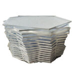 Hexagonal Hole Drying Tray – White Background Image