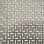 Rectangular Hole Perforated Plate – Offset Front View