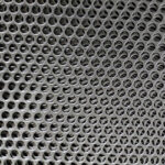 Six holes, 1.5-inch spacing, arranged in a staggered pattern.