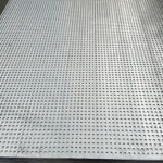 Square Hole Perforated Sheet – Front View